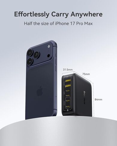 Baseus 100W USB C Charger Block، 3-Port Foldable PPS Wall Charger and Baseus Charging Station 120W، 6-in-1 USB-C PD Fast Charging Desktop Charger in Kuwait