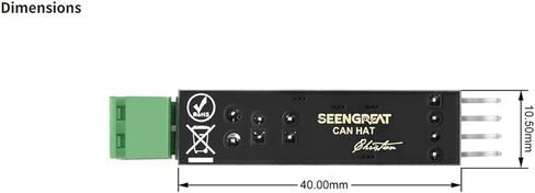 SN65HVD230 CAN Bus Transceiver HAT - اتصال عالي السرعة 1 ميجا بايت / ثانية، ISO11898 متوافق مع STM32، تطبيقات السيارات والصناعية in Kuwait