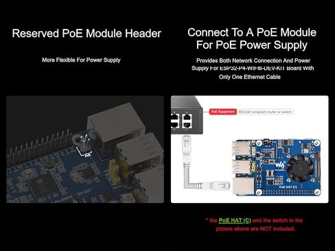 لوحة تطوير ESP32-P4-WIFI6-DEV-KIT تعتمد ESP32-P4 وESP32-C6، وتدعم Wi-Fi 6 وBluetooth 5، مع MIPI-CSI، MIPI-DSI، USB 2.0 OTG، Ethernet، رأس وحدة PoE، إلخ. in Kuwait