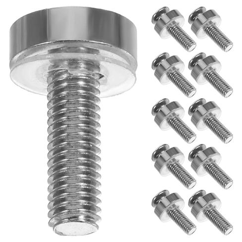 Artibetter 100pcs M5x20 Stainless Steel Nickel-Plated Rack Mount Cage Screws for Server Racks and Network Cabinets, Server Equipment Mounting Screws for It and Data Centers in Kuwait