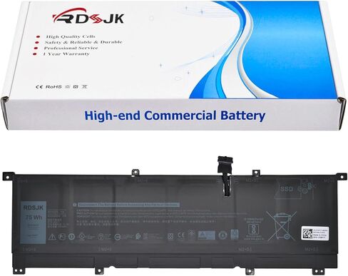 8N0T7 08N0T7 Laptop Battery for Dell XPS 15 9575 Precision 5530 2-in-1 9575 2-in-1 D1605TS D1805TS D2605TS D2601TS D2805TS D2801TS i5-8305G i7-8705G Series 8NOT7 0TMFYT TMFYT D69V4 451-BCJQ 11.4V 75Wh in Kuwait