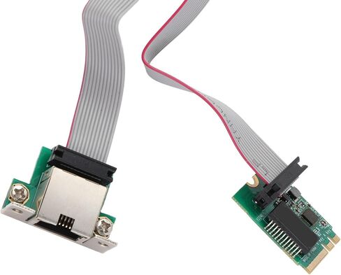 بطاقة شبكة إيثرنت M.2 1000M، معدل نقل 10M 100M 1000Mbps مع أجهزة ECC وCRC، لخادم محطة عمل الكمبيوتر المكتبي 7 8 10 11 in Kuwait