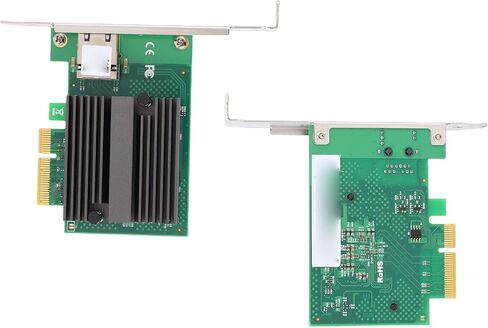 بطاقة محول شبكة إيثرنت Cuifati 10G PCIe x4 أصابع مطلية بالذهب مناسبة للتحكم مع بالوعة حرارية كبيرة لجهاز توجيه NAS لخادم سطح المكتب in Kuwait