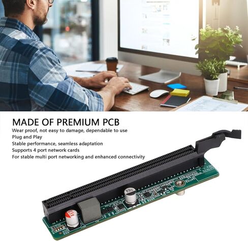 Diyeeni PCIE 16x Riser Adapter Card PCI Express 16x Expansion Card for Workstation M90q M950q for ThinkStationP360 Tiny8 P3 with FRU5C50W00910 5C50W00933 Support RX560 P1000 P620 P600 in Kuwait