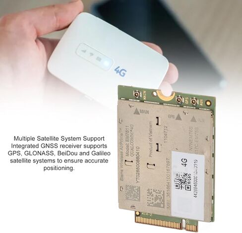 وحدة 4G LTE لأجهزة الكمبيوتر المحمول، PCI Express M.2 600Mbps تنزيل 150Mbps تحميل AirPrime Cat12 مع منفذ USB 3.0 SIM لنظام التشغيل Linux in Kuwait