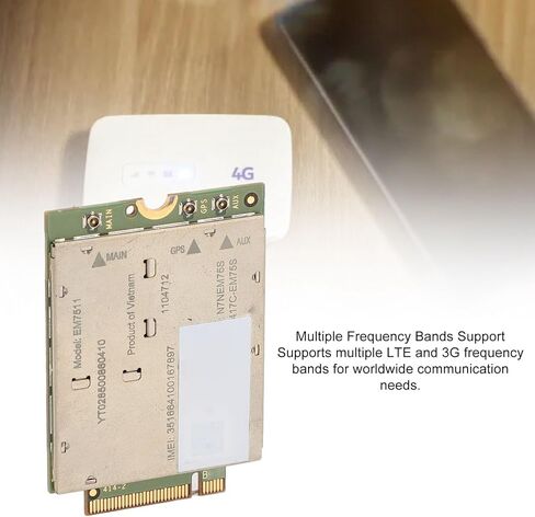 وحدة 4G LTE لأجهزة الكمبيوتر المحمول، PCI Express M.2 600Mbps تنزيل 150Mbps تحميل AirPrime Cat12 مع منفذ USB 3.0 SIM لنظام التشغيل Linux in Kuwait