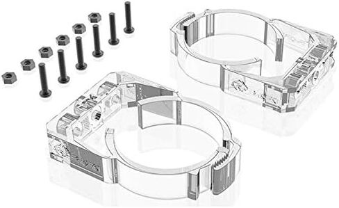 مشبك تثبيت للخزان بسمك 60 ملم من Bykski - شفاف - عبوتان (B-CT60-RB-V2) in Kuwait