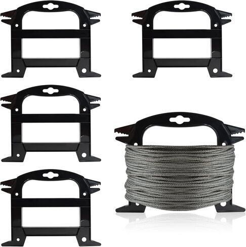 Cord Winder Organizer Plastic Rope Winder 6 Inch Paracord Spool Cord Storage Reel Prevent Tangles Paracord Holder Organizer for Fishing Lines Cable Bobbins Ski Ropes in Kuwait