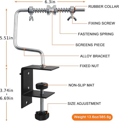 Fishing Line Winder Spooler, Clamp Adjustable Stable Reel Spooler Machine Fishing Accessories for Spinning Casting Reels Portable Line Remover Tool in Kuwait