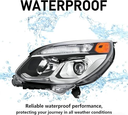 تجميع المصباح المناسب للفترة 2016-2017 شيفروليه شيفروليه requinox Chrome Housing Amber Reflector Side and Driver Side in Saudi Arabia