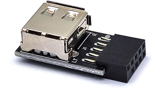 9 Pin to USB 2.0 Adapter Easy Installation for Secure Dongle and Receiver Connection Desktop USB Extension in Saudi Arabia