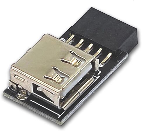 9 Pin to USB 2.0 Adapter Easy Installation for Secure Dongle and Receiver Connection Desktop USB Extension in Saudi Arabia