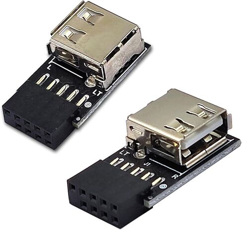 9 Pin to USB 2.0 Adapter Easy Installation for Secure Dongle and Receiver Connection Desktop USB Extension in Saudi Arabia