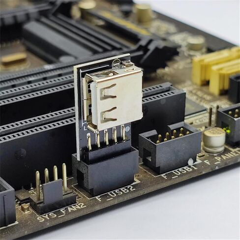 9 Pin to USB 2.0 Adapter Easy Installation for Secure Dongle and Receiver Connection Desktop USB Extension in Saudi Arabia