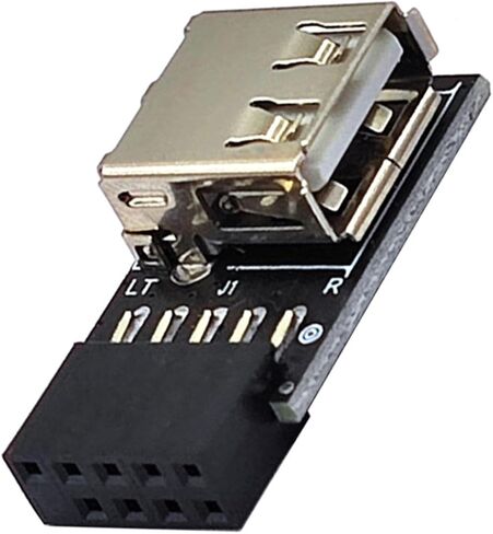 9 Pin to USB 2.0 Adapter Easy Installation for Secure Dongle and Receiver Connection Desktop USB Extension in Saudi Arabia