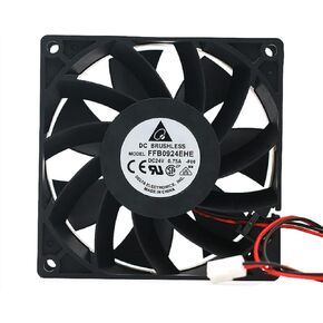 FFB0924EHE Delta 9238 24V 0.75A 4800RPM 110CFM 55DB 9CM 2-Wire Cooling Fan in Saudi Arabia