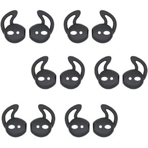 6 Pairs Eartips Anti-Drop Ear Hook Gel Headphones Earphones Accessories, Compatible with Air Pods 1&2, Silicone Soft Anti-Slip Sport Earbud Tips(White) 131w6p in Kuwait