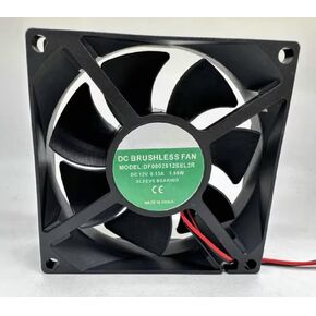 DF0802512SEL2R 80X80X25MM 12V 0.13A 1.68W مروحة تبريد بسلكين in Kuwait