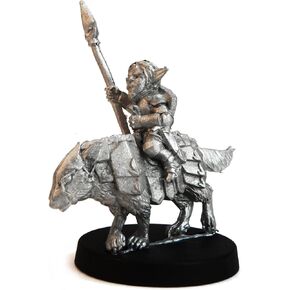 Stonehaven Gnome Knight Mounted Miniature Figure (for 28mm Scale Table Top War Games) - Made in USA in Saudi Arabia