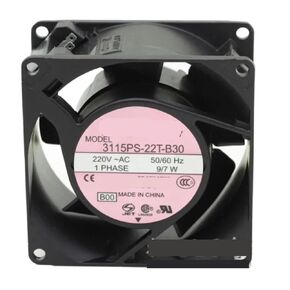 مروحة تيار متردد 8038 80 ملم 3115PS-22T-B30 80x80x38 ملم 230 فولت مروحة تبريد تيار متردد 9/7 وات in Kuwait