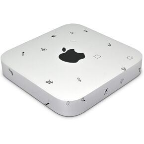 جلد متوافق مع Apple Mac Mini M2 (2023) - نمط البكسل - غطاء لاصق واقٍ من الفينيل الفاخر 3M - سهل الاستخدام | صُنع في الولايات المتحدة الأمريكية بواسطة MightySkins in Kuwait