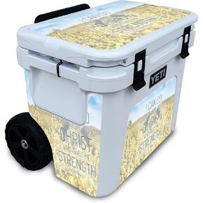 غلاف مبرد لامع لامع متوافق مع مبرد Yeti Roadie 32 ذو العجلات - من خلال المسيح - غطاء لاصق واقٍ من الفينيل 3M ممتاز - سهل الاستخدام | صُنع في الولايات المتحدة الأمريكية بواسطة MightySkins in Kuwait
