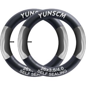 2 Pcs 26" Self Sealing Fat Tire Tubes 26 x 4.0/4.5 AV33 Schrader Vavle Super Automatic Repair, Self-Sealing, Puncture Resistant Compatible with 26 x 4.0 26 x 4.3 26 x 4.5 Fat Bike Tire Tubes in Kuwait