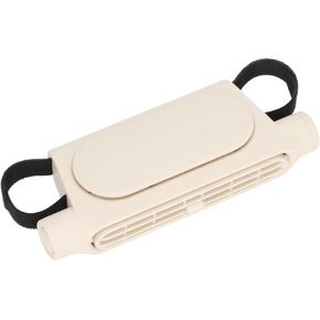 USB Car Backseat Fan, 3 Wind Speeds Powerful Recirculating Air Low Noise Cooling Fan, USB Plug with Efficient Design, Ideal for SUV, RV, Truck & Off Road Vehicle (Beige) in Kuwait