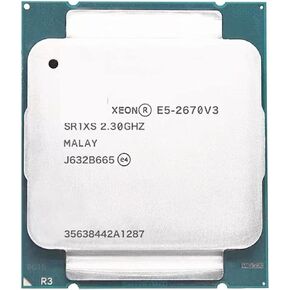 معالج Xeon CPU E5-2670V3 SR1XS X99 2.30GHZ 30M 12-CORES E5 2670 E5-2670 V3 LGA2011-3 2670V3 in Kuwait
