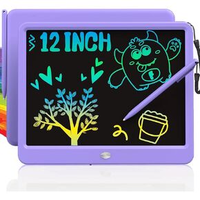 لوحة رسم تابلت للكتابة LCD من TEKFUN، لوحة كتابة تابلت رسم ملونة مقاس 10 بوصة، ألعاب هدايا للفتيات لأعمار 3 4 5 6 7 سنوات من البنات والأولاد (وردي) in Kuwait