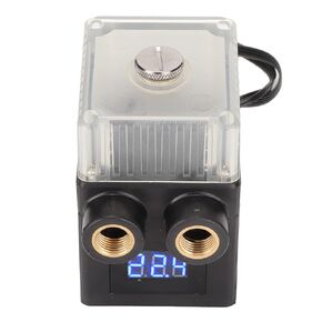 Computer Water Cooling Pump, CPU Cooler Pump Ultra Quiet G1 4 Thread 12V 4pin Connector 450L H Temperature Display Transparent CPU Water Pump (White) in Saudi Arabia