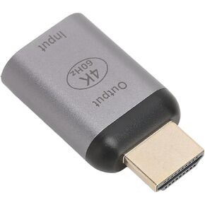 محول GLOGLOW Nan USB C أنثى إلى ذكر، سبائك الألومنيوم، دقة 4K 60HZ، مثالي للاجتماعات والعروض التقديمية مع أجهزة الكمبيوتر المكتبية والهواتف والأجهزة اللوحية والأجهزة الطرفية in Kuwait