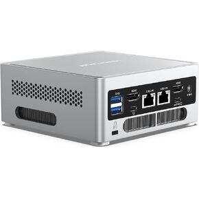 MINISFORUM M1 Lite كمبيوتر صغير، Intel Core Ultra 5 125U (12C/14T حتى 4.3 جيجا هرتز)، 16 جيجا DDR5، 512 جيجا SSD، USB4، شاشة ثلاثية (HDMI 2.1/DP 1.4/USB4)، 2.5G LAN، Wi-Fi 6E، BT5.2 in Kuwait