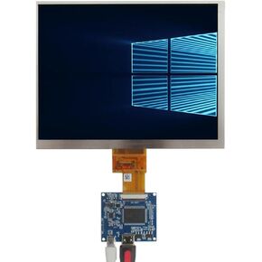 Generic 8 بوصة 1024 * 768 IPS 4:3 شاشة عرض LCD عالية السطوع قابلة للحمل عالميًا Mini-HDMI لوحة تحكم للسائق، أسود، 8C01E-852 in Kuwait