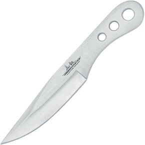 Gil Hibben Professional Throwing Knife Set – Three Piece Set, One Piece Stainless Steel Construction, Genuine Leather Sheath – Perfect Set for Beginner Knife Throwers - 6 1/8" Overall Each in Saudi Arabia