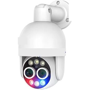 كاميرا 8 ميجابكسل POE IP بعدسة مزدوجة HD CCTV فيديو ذكي AI خارجي صوت تلقائي تتبع كاميرا PTZ نظام أمان للمراقبة (قابس AU، كاميرا 8 ميجابكسل بطاقة 32 جيجا) in Kuwait