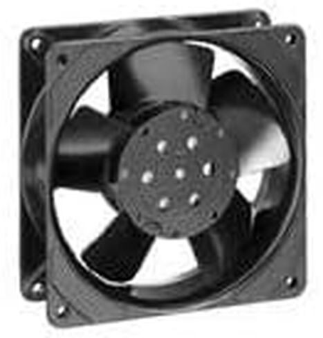 EBM-PAPST 4650Z-876 AC Fans TUBEAXIAL SQ119 x 38mm 230VAC 50Hz 19W 94CFM 2650RPM 40dBA SB, 2 Terminals, Dust Tight, Water Resist, Al Frame, Steel Blade in Kuwait
