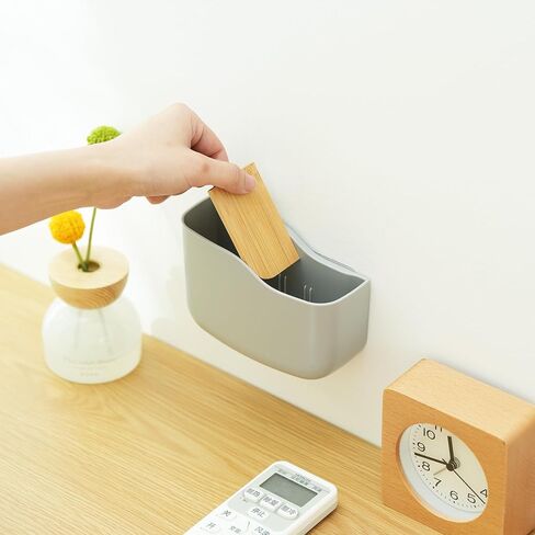 SUNFICON Wall Mount Remote Holder TV FAN Remote Control Holder Bedside Caddy Wall Organizer Phone Holder for Office Adhesive Media Player Controller Holder Box Tray Home Desk Nightstand 3 PACK GRAY in Kuwait