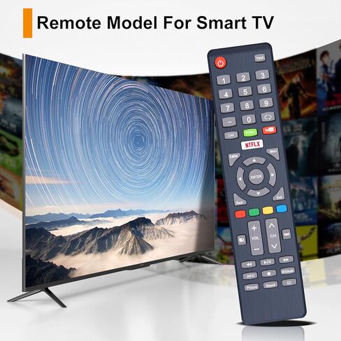 New Replacement Remote Control Compatible for Sylvox Seiki Smart TV SC-32HK700N SC-49UK700N SC-55UK700N SC-65UK700N SC-40FK700N in Kuwait