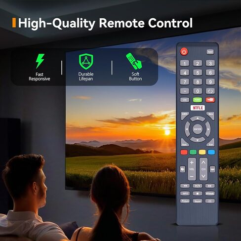 New Replacement Remote Control Compatible for Sylvox Seiki Smart TV SC-32HK700N SC-49UK700N SC-55UK700N SC-65UK700N SC-40FK700N in Kuwait