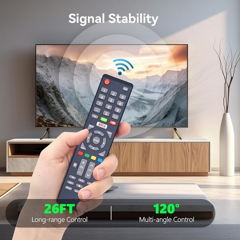 New Replacement Remote Control Compatible for Sylvox Seiki Smart TV SC-32HK700N SC-49UK700N SC-55UK700N SC-65UK700N SC-40FK700N in Kuwait