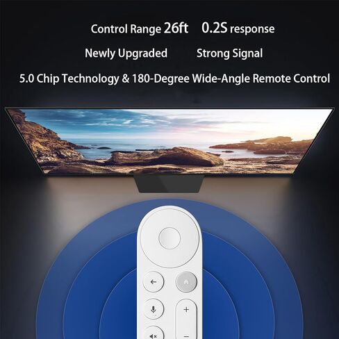 New Replacement Voice Remote Control GY3LE Compatible with Google TV Streamer 4K, GY3LE Voice Search Remote, Compatible with Google Streamer 4K Smart TV, Not Compatible with Chromecast Google TV in Kuwait