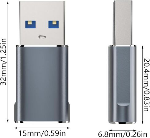 محول USB C محمول إلى Usb3.0، بيانات سريعة وكابل USB C موصلات شحن للهواتف المحمولة والأجهزة الطرفية in Kuwait
