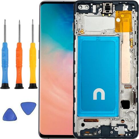 for Samsung Galaxy S10 Plus Screen Replacement for Samsung S10+ Plus 5G Screen Replacement with Frame SM-G975U G975F/DS G975A G975W LCD Display digitizer Touch Screen in Kuwait