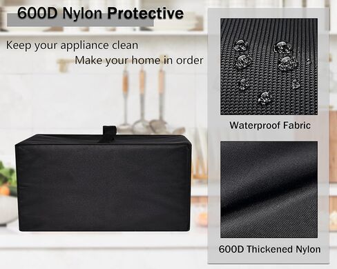 Printer Dust Cover Anti-Static Heavy Duty Waterproof Nylon fabric Printer Protective Cover Case Compatible with HP Smart Tank 5101/5000 Wireless All-in-One Ink Tank Printer (Black) in Kuwait