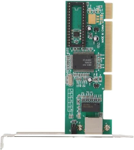 بطاقة شبكة PCI Gigabit مع منفذ RJ45 - شريحة RTL8169، التفاوض التلقائي بسرعة 10/100/1000 ميجا بت في الثانية، مزدوج كامل/نصف لنظام التشغيل Windows وأنظمة Linux in Kuwait