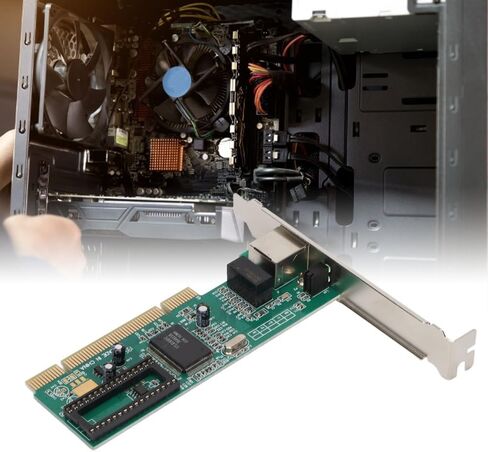 بطاقة شبكة PCI Gigabit مع منفذ RJ45 - شريحة RTL8169، التفاوض التلقائي بسرعة 10/100/1000 ميجا بت في الثانية، مزدوج كامل/نصف لنظام التشغيل Windows وأنظمة Linux in Kuwait