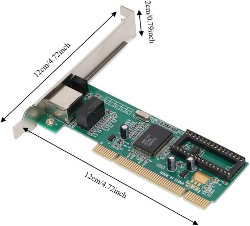 بطاقة شبكة PCI Gigabit مع منفذ RJ45 - شريحة RTL8169، التفاوض التلقائي بسرعة 10/100/1000 ميجا بت في الثانية، مزدوج كامل/نصف لنظام التشغيل Windows وأنظمة Linux in Kuwait