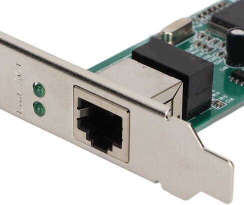 بطاقة شبكة PCI Gigabit مع منفذ RJ45 - شريحة RTL8169، التفاوض التلقائي بسرعة 10/100/1000 ميجا بت في الثانية، مزدوج كامل/نصف لنظام التشغيل Windows وأنظمة Linux in Kuwait