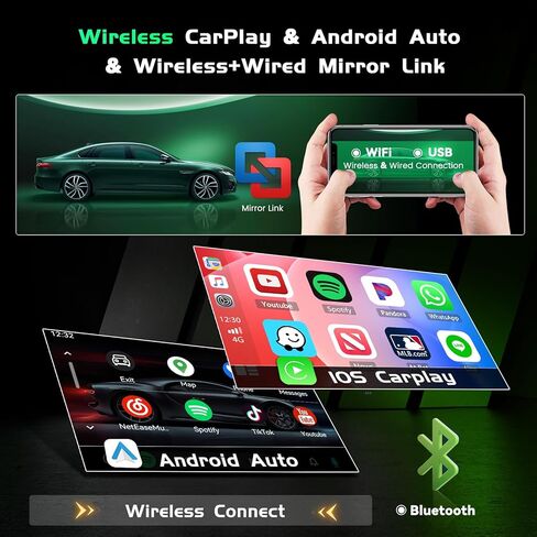 راديو سيارة 4+128 جيجابايت Android 15 لسيارة Kia Forte K3 Cerato 2013-2018 Wireless Carplay Android Auto، 9 بوصات 1280 * 720 بكسل داخل الخلية تعمل باللمس، ستيريو سيارة واي فاي BT GPS FM/RDS كاميرا احتياطية in Kuwait
